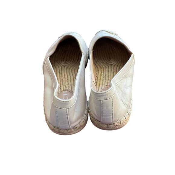 Coach Charlie Leather Espadrilles 6.5 – Ivory Glove-Tanned Slip-On Flats - Picture 8 of 8